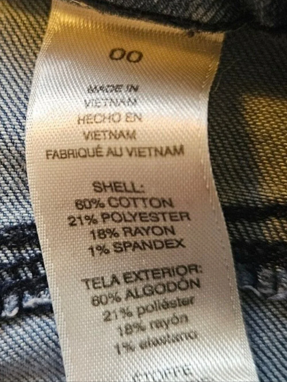 Chico's Classic Pull On Bootcut Jegging Skinny Jeans 00